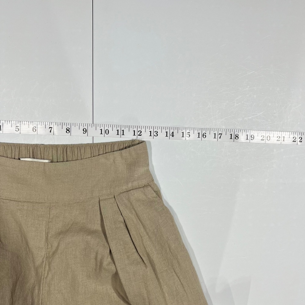 Abercrombie Fitch Linen Blend Wide Leg Coastal Pants Womens XS Old Money Resort - Picture 6 of 14
